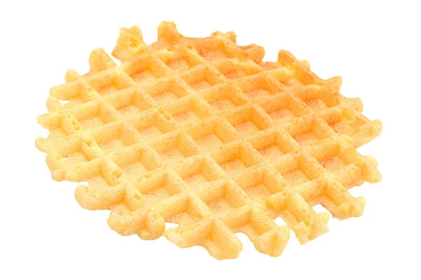 Süße Waffeln auf Weiß — Stockfoto