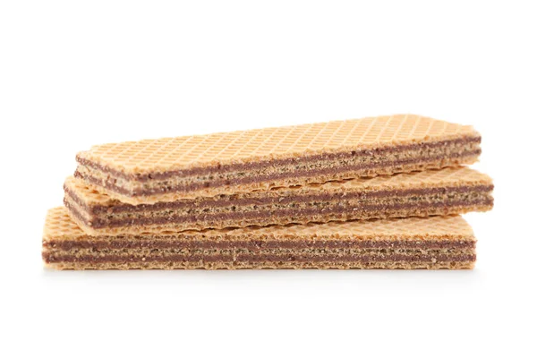 Wafer närbild på vit — Stockfoto