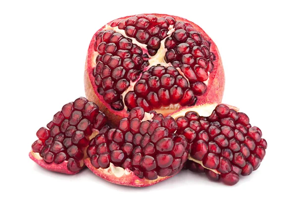 Pomegranate fruit on white — Stock Photo, Image