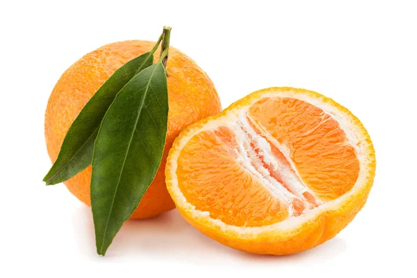 橘色热带水果白色 — 图库照片