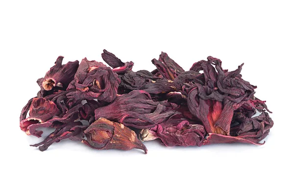 Hibiscus red dry tea closeup — Stock Photo, Image