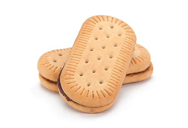 Pšenice sušenky s čokoládou — Stock fotografie