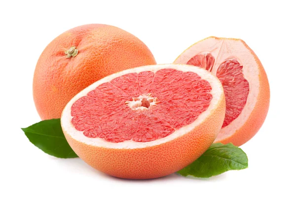 Pomelo naranja sobre blanco — Foto de Stock