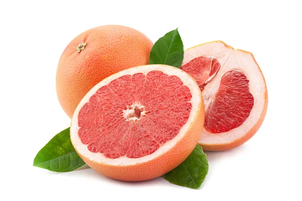 Pomelo naranja sobre blanco — Foto de Stock