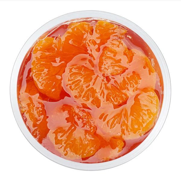 Tangerine fruit jelly — Stock Photo, Image