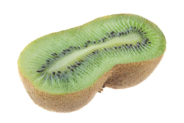 Kiwi fructe pe alb — Fotografie, imagine de stoc