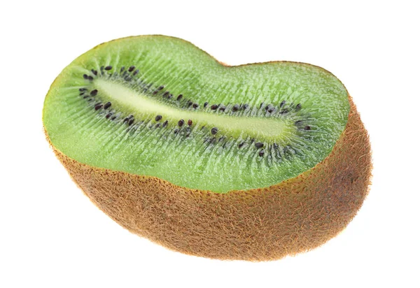 Kiwi fruta em branco — Fotografia de Stock