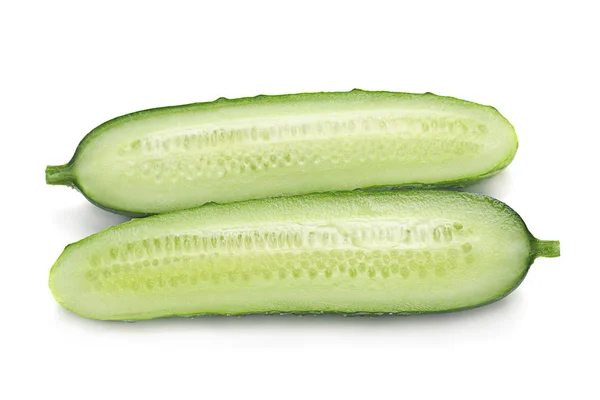 Cucumber vegetable on white — Stock Photo, Image