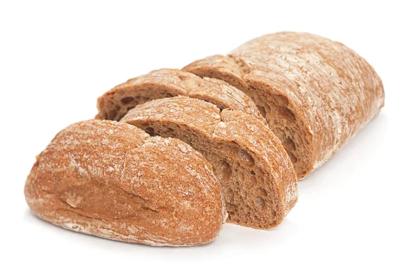 Chiabata kenyér zsemle szelet — Stock Fotó