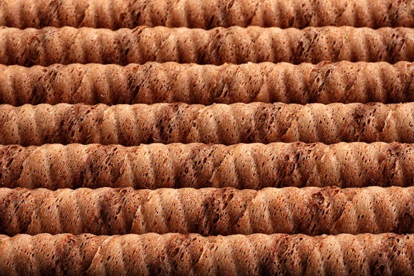 Waffle rolos de fundo stick — Fotografia de Stock