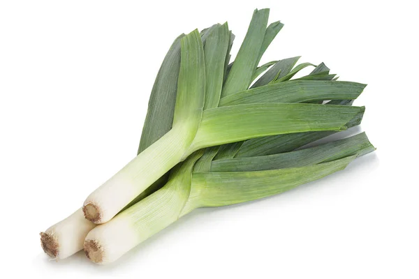 Leek vegetable on white — Stock Photo, Image