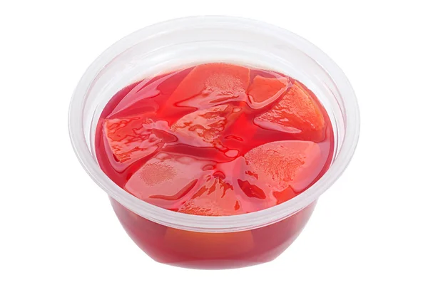 Peach fruit jelly — Stock Photo, Image