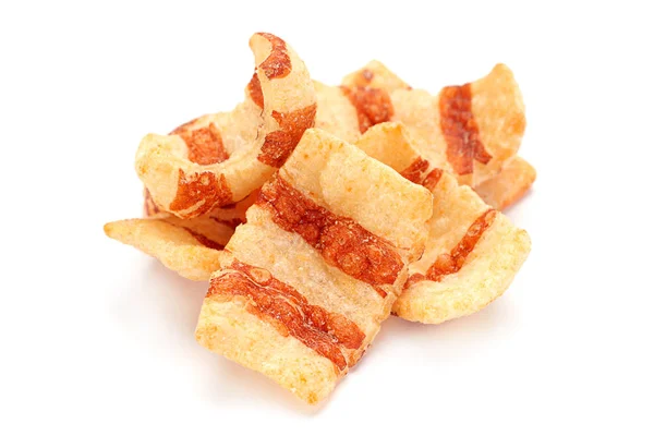 Pelleted salted snack bacon — Stock Photo, Image