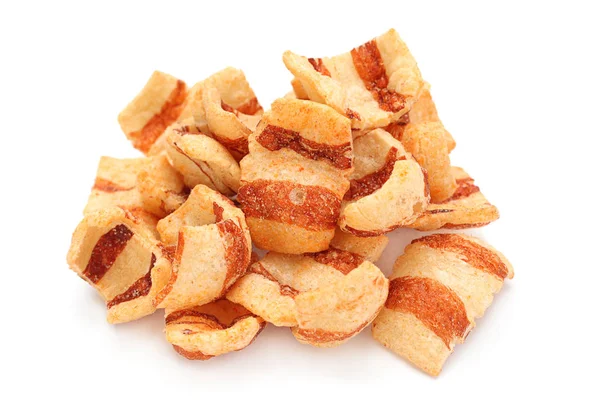 Pelleted salted snack bacon — Stock Photo, Image