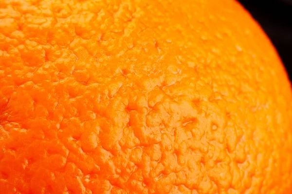 Ctrus Fruit Oranje Closeup Detail Huid Textuur Achtergrond — Stockfoto