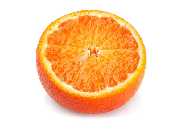 Clementine Citrus Fruit Closeup Isolated White — Stock Photo, Image