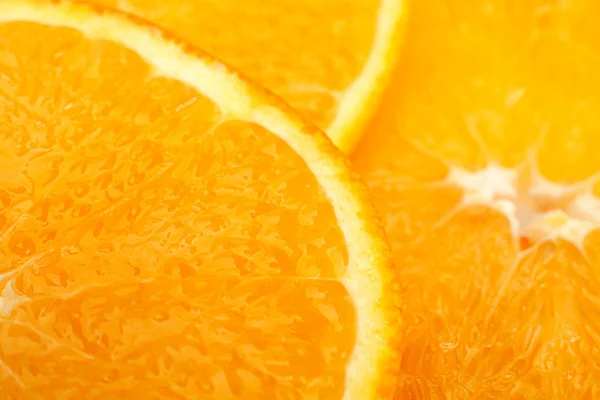 Ctrus Laranja Rodada Fatia Closeup Detalhe Fundo — Fotografia de Stock