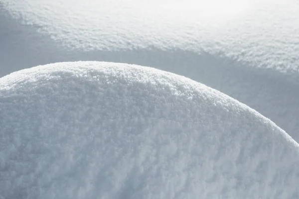 Winter White Snow Surface Detail Textured Background — Stock Photo, Image