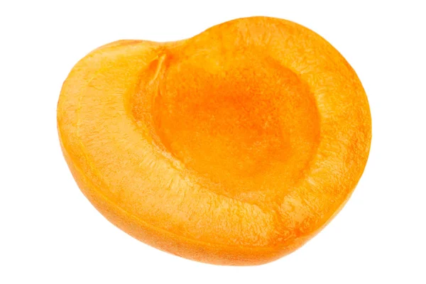Apricot Fruit Closeup Isolated White Background — Stock Photo, Image