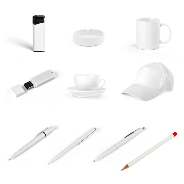 Set di elementi bianchi per il design della corporate identity . — Foto Stock