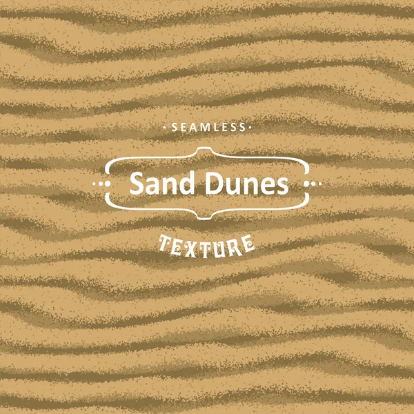 Векторний безшовний фон текстури піску з природними хвилями . — стоковий вектор