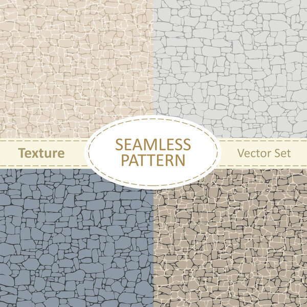 Seamless texture of stone in different colors.