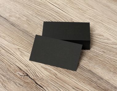 ahşap arka plan boş kartvizit