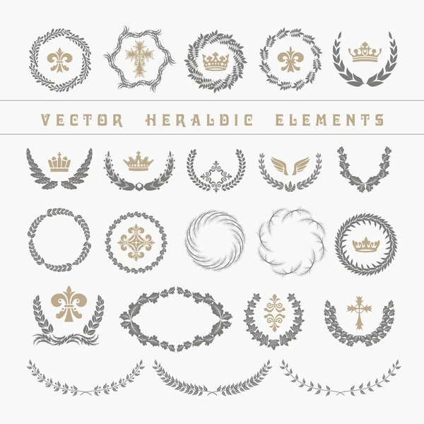 Set laurel wreath - symbol of victory and achievement