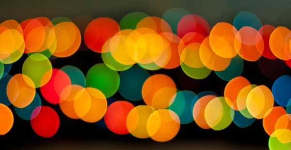 Bokeh azul, verde, amarelo e vermelho, backgroun abstrato luz suave — Fotografia de Stock