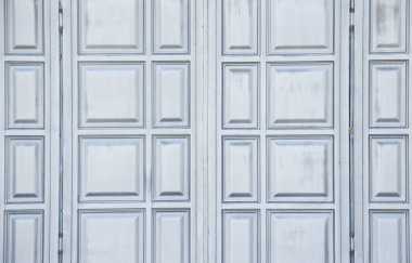 Dikdörtgen ve kare desenli metal arka planı gri.