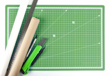 Mimarlar çalışma planları ve profesyonel aracı ile kavramı