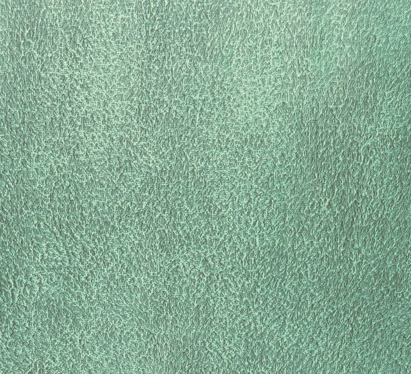 Una textura fina de toalla de baño verde . — Foto de Stock
