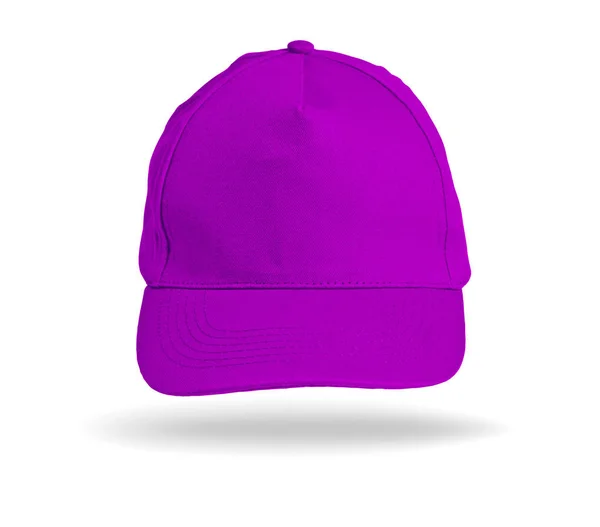 Gorra de béisbol rosa sobre fondo blanco . — Foto de Stock