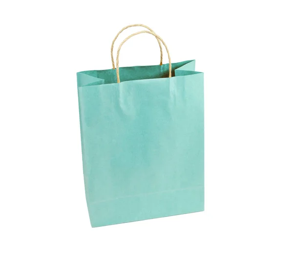 Empty Shopping Bag from craft paper — Stock Photo, Image
