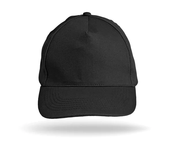 Black Baseball Cap on a white background. — Stock Photo, Image