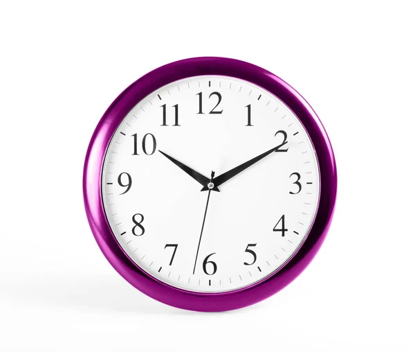 Classic wall clock on a white background. — Stock Photo, Image