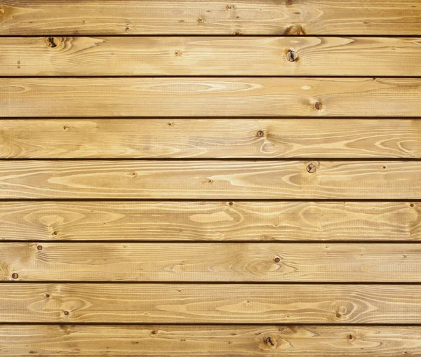 Trävägg med horisontella plankor. Närbild av en gammal trästaket-paneler. — Stockfoto