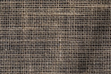 Çuval bezi malzemesinin yüksek detaylı dokusu