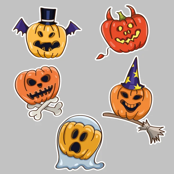  Cadılar Bayramı Balkabağı etiketleri