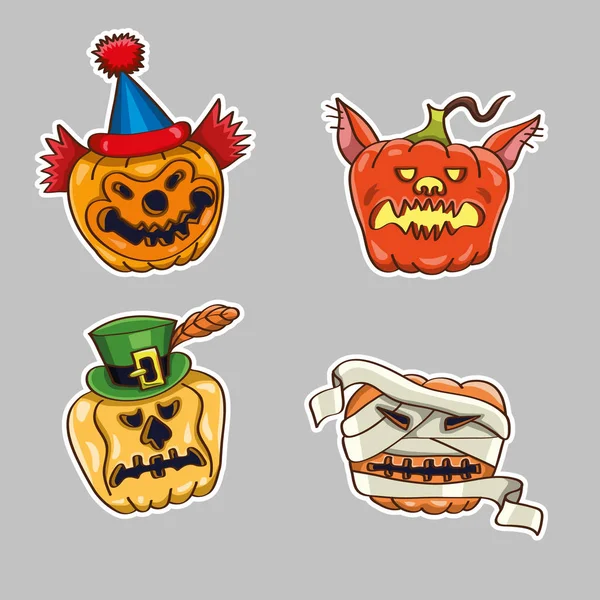  Cadılar Bayramı Balkabağı etiketleri