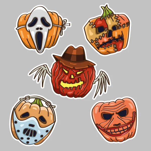  Cadılar Bayramı Balkabağı etiketleri