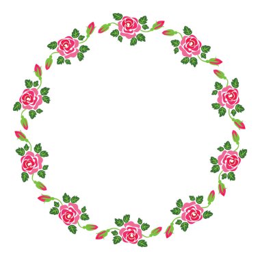 çiçek dekoratif çerçeve