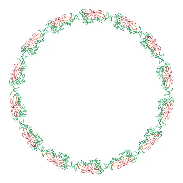 çiçek dekoratif çerçeve