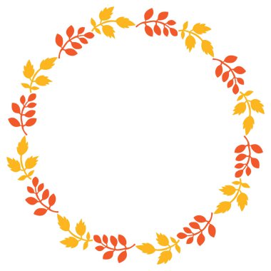 sonbahar yaprak çerçeve