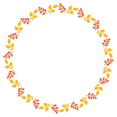 sonbahar yaprak çerçeve