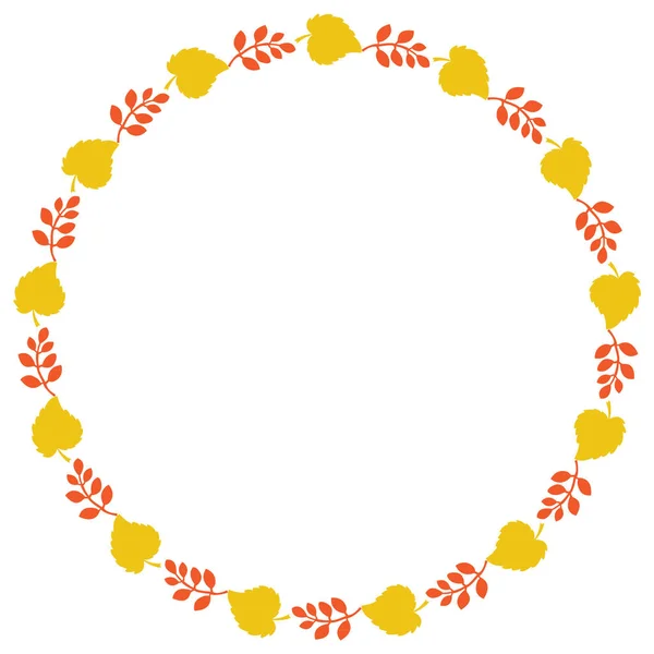 sonbahar yaprak çerçeve