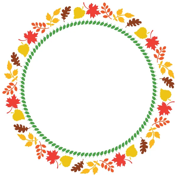 sonbahar yaprak çerçeve