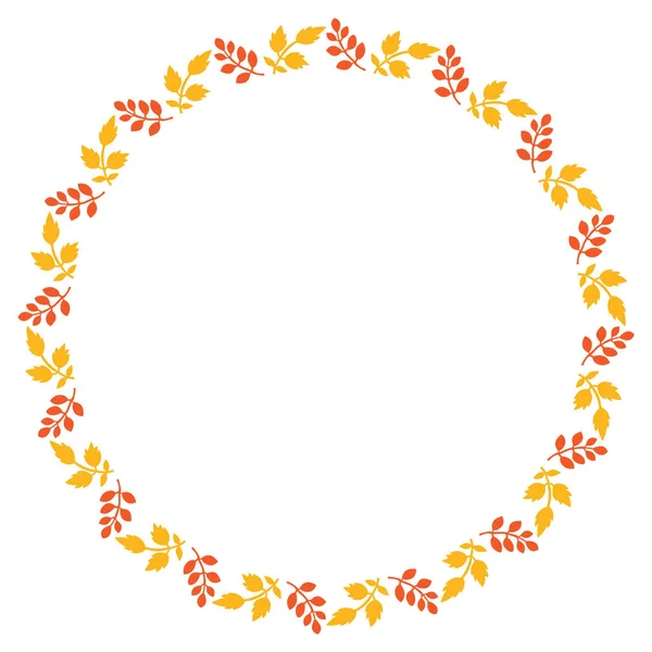 sonbahar yaprak çerçeve