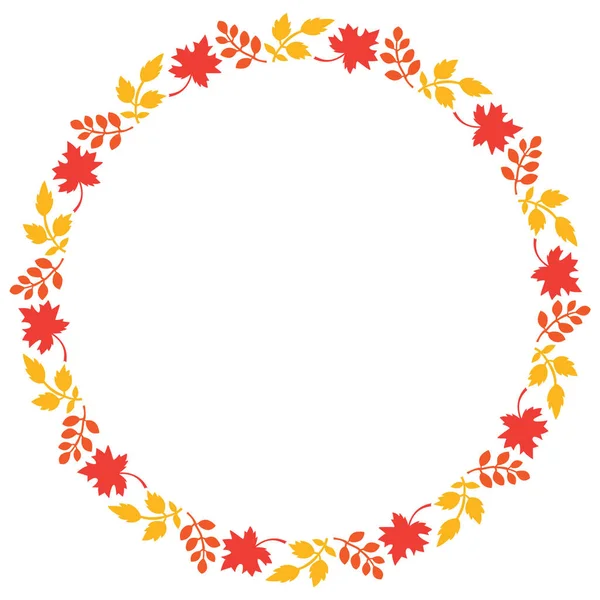 sonbahar yaprak çerçeve