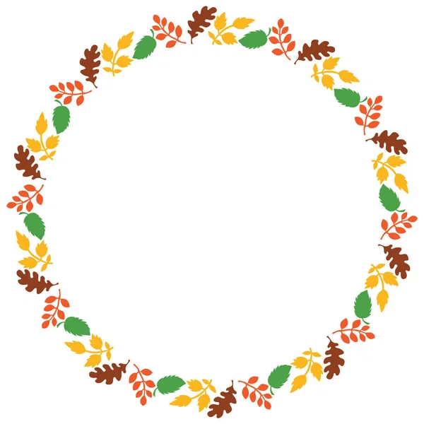 sonbahar yaprak çerçeve